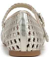 Vionic Alameda Woven Leather Mary Jane Flats