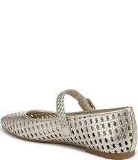 Vionic Alameda Woven Leather Mary Jane Flats