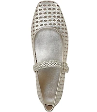 Vionic Alameda Woven Leather Mary Jane Flats