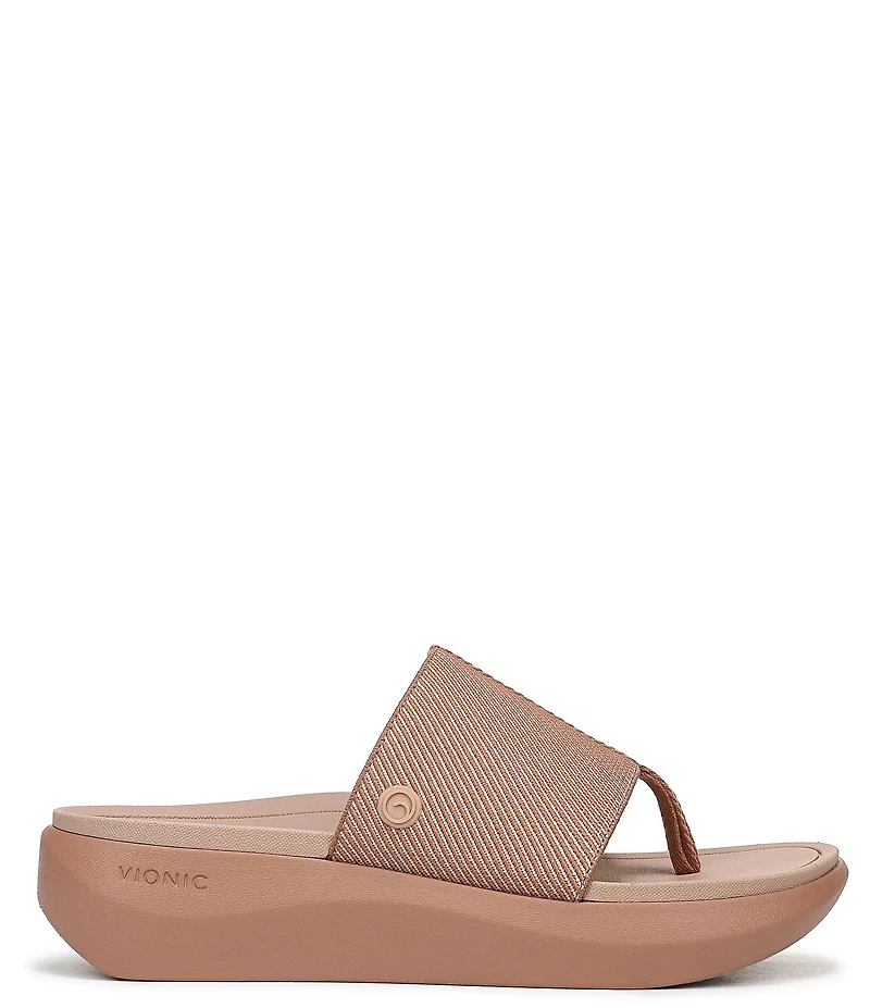 Vionic Aqua Stretch Gore Thong Sandals