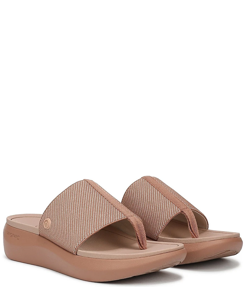 Vionic Aqua Stretch Gore Thong Sandals