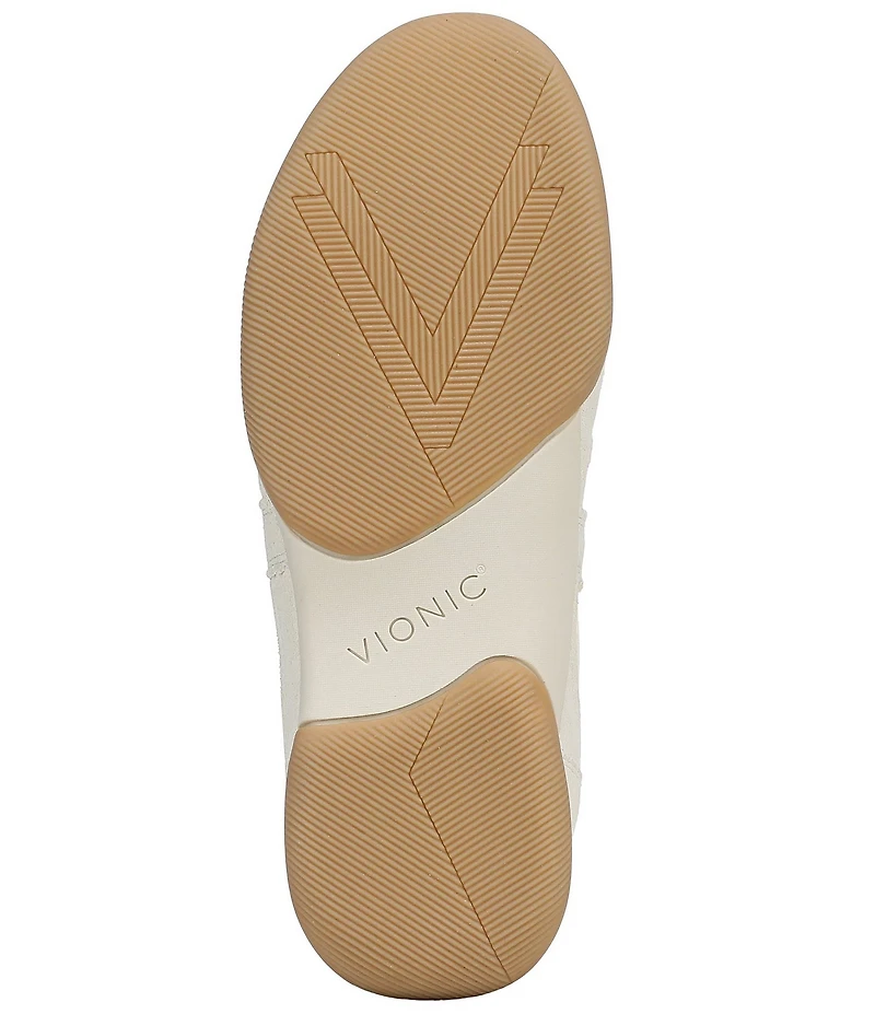 Vionic Arabelle Leather Lace Up Sneakers