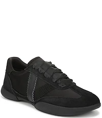 Vionic Arabelle Nylon And Leather Lace Up Sneakers