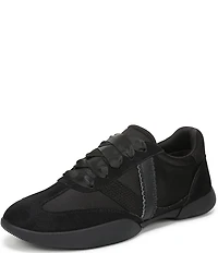 Vionic Arabelle Nylon And Leather Lace Up Sneakers
