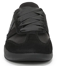 Vionic Arabelle Nylon And Leather Lace Up Sneakers