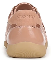 Vionic Arabelle Nylon Leather Ribbon Lace Sneakers