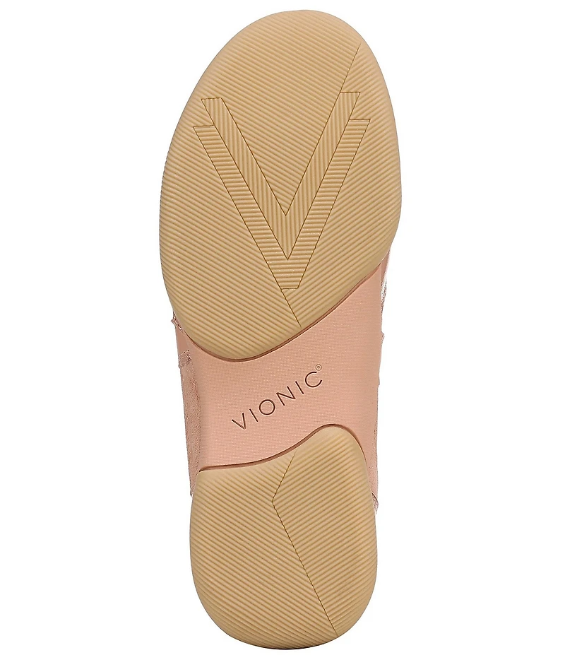 Vionic Arabelle Nylon Leather Ribbon Lace Sneakers