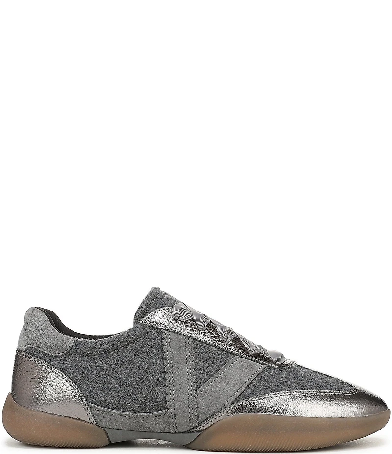 Vionic Arabelle Wool Metallic Leather Sneakers