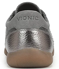 Vionic Arabelle Wool Metallic Leather Sneakers