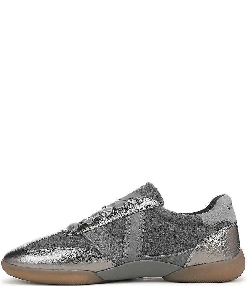 Vionic Arabelle Wool Metallic Leather Sneakers