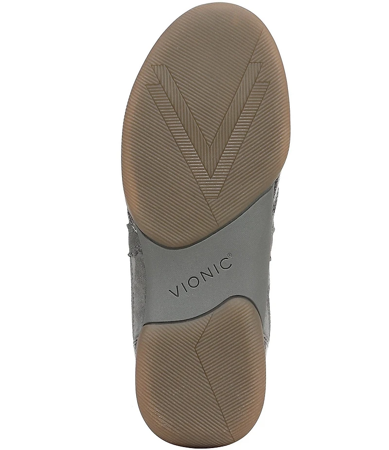 Vionic Arabelle Wool Metallic Leather Sneakers