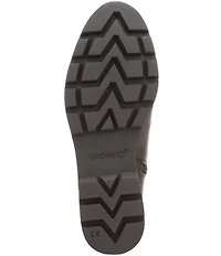 Vionic Aria 2.0 Leather Lugged Wedge Booties