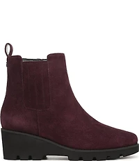 Vionic Aria 2.0 Suede Lugged Wedge Booties