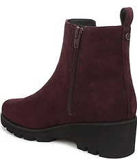 Vionic Aria 2.0 Suede Lugged Wedge Booties