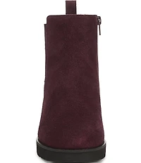 Vionic Aria 2.0 Suede Lugged Wedge Booties