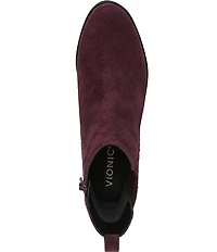 Vionic Aria 2.0 Suede Lugged Wedge Booties