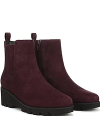Vionic Aria 2.0 Suede Lugged Wedge Booties