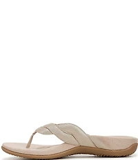 Vionic Bella Braid Leather Thong Sandals