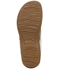 Vionic Bella Braid Leather Thong Sandals
