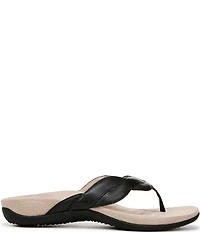 Vionic Bella Braid Leather Thong Sandals