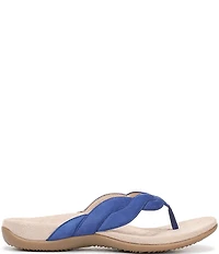 Vionic Bella Braid Suede Thong Sandals