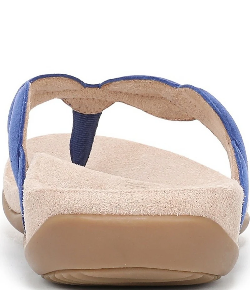 Vionic Bella Braid Suede Thong Sandals
