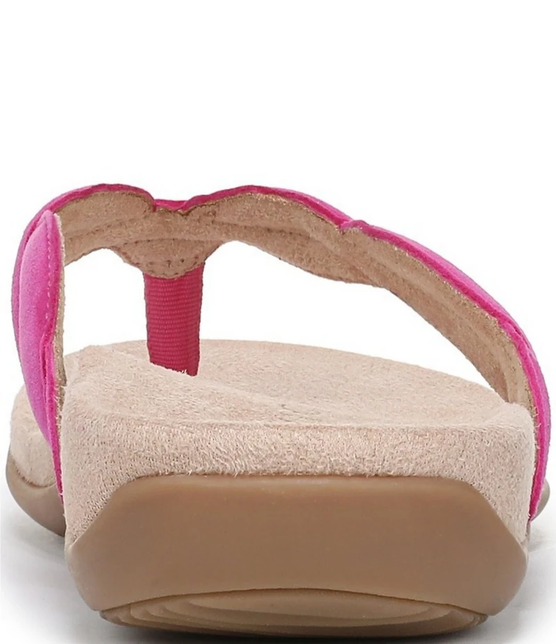 Vionic Bella Braid Suede Thong Sandals