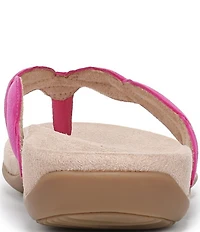Vionic Bella Braid Suede Thong Sandals