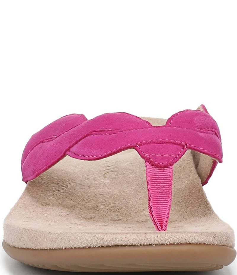 Vionic Bella Braid Suede Thong Sandals