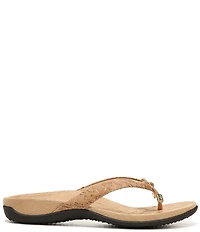 Vionic Bella II Cork Bow Detail Flip Flops