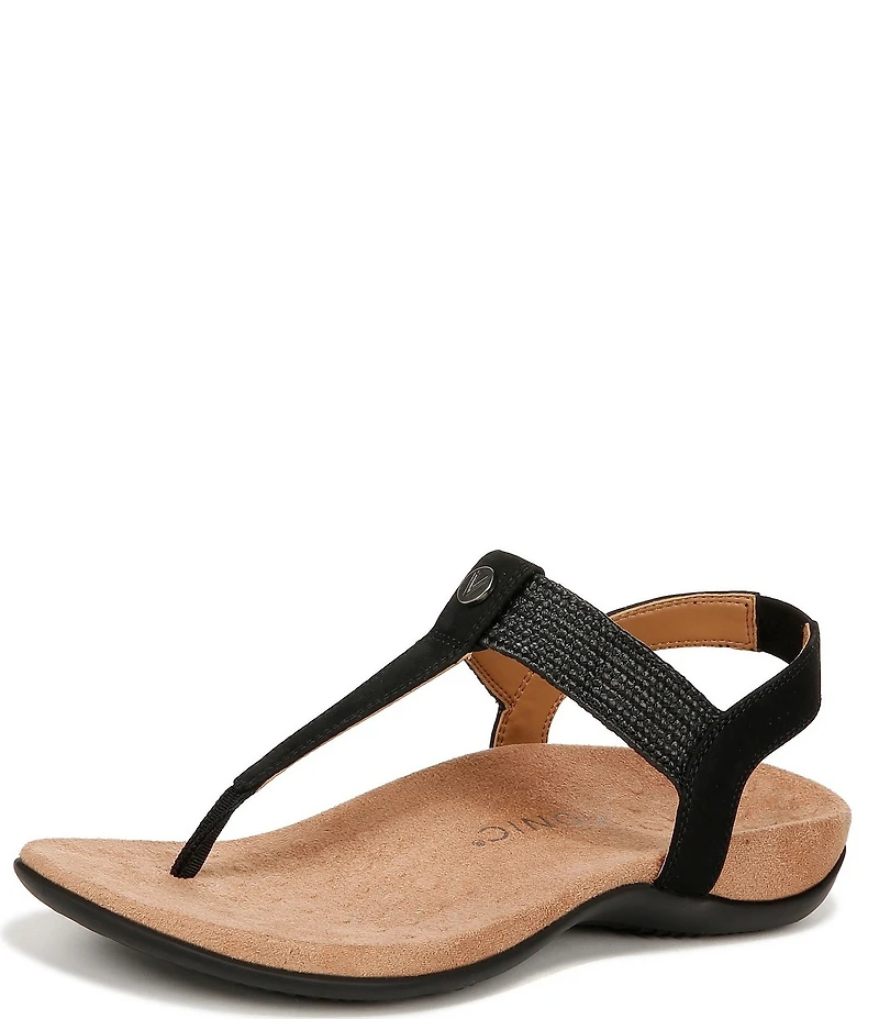Vionic Brea Leather Thong Sandals