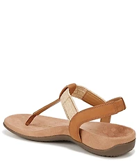 Vionic Brea Leather Thong Sandals