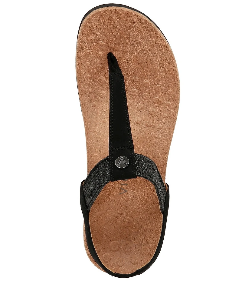 Vionic Brea Leather Thong Sandals