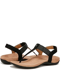 Vionic Brea Leather Thong Sandals