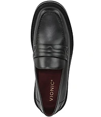 Vionic Caitlin Leather Penny Loafers