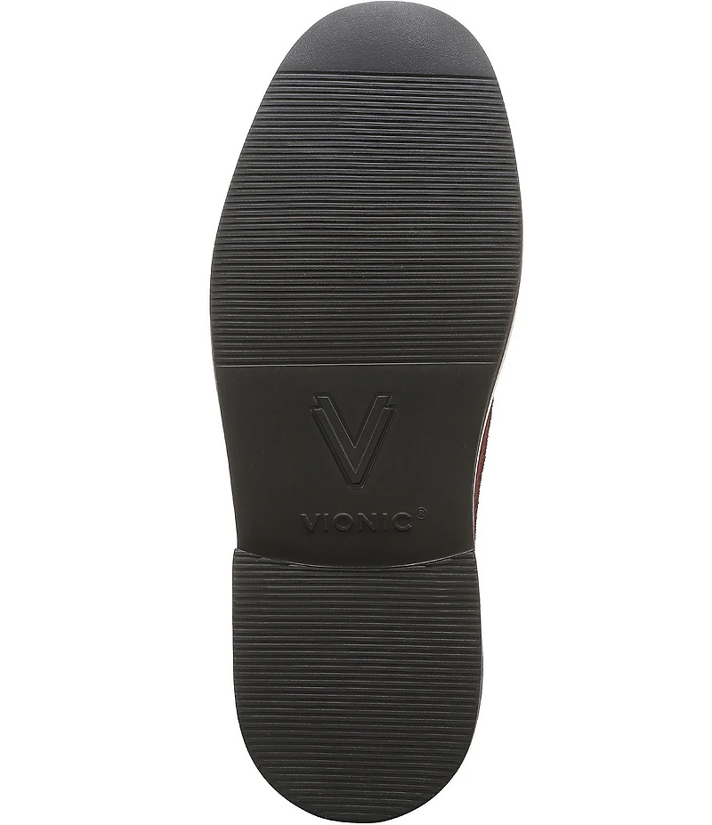 Vionic Caitlin Suede Croco Penny Loafers