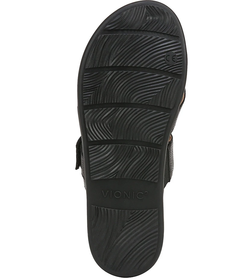 Vionic Carmela Leather Strappy Sandals