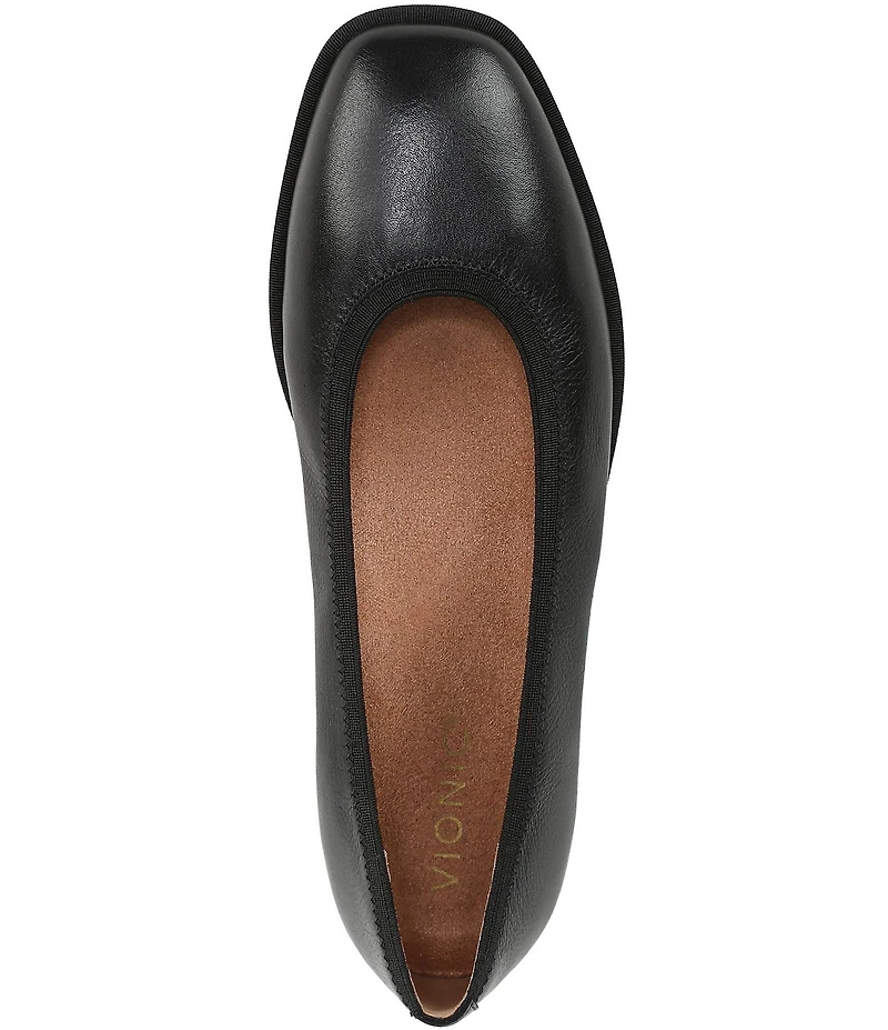 Vionic Caroll 2.0 Leather Classic Skimmer Flats