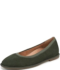 Vionic Caroll 2.0 Snake Embossed Nubuck Classic Skimmer Flats