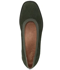 Vionic Caroll 2.0 Snake Embossed Nubuck Classic Skimmer Flats