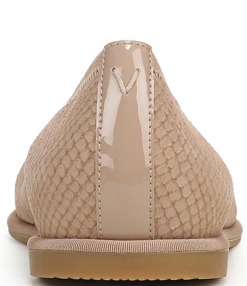 Vionic Caroll 2.0 Snake Embossed Nubuck Classic Skimmer Flats