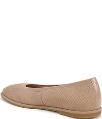 Vionic Caroll 2.0 Snake Embossed Nubuck Classic Skimmer Flats