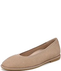 Vionic Caroll 2.0 Snake Embossed Nubuck Classic Skimmer Flats