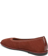 Vionic Caroll 2.0 Snake Embossed Nubuck Classic Skimmer Flats