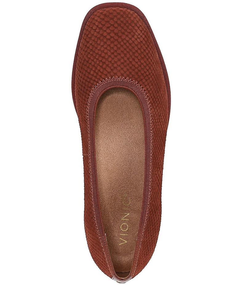 Vionic Caroll 2.0 Snake Embossed Nubuck Classic Skimmer Flats