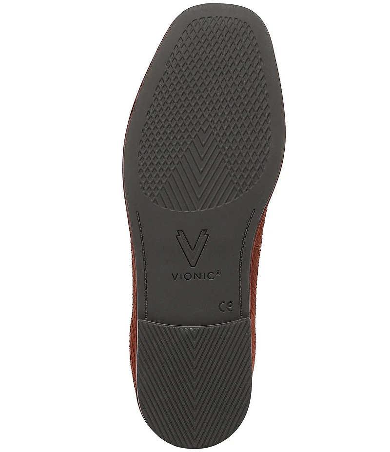Vionic Caroll 2.0 Snake Embossed Nubuck Classic Skimmer Flats