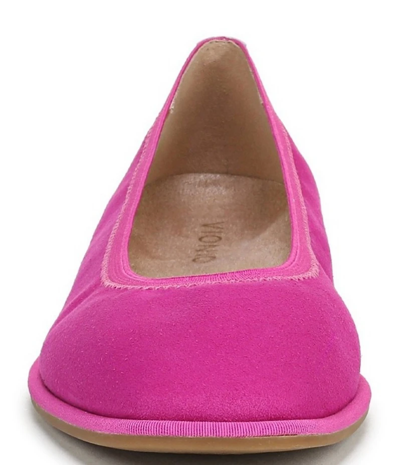 Vionic Caroll 2.0 Suede Classic Skimmer Flats