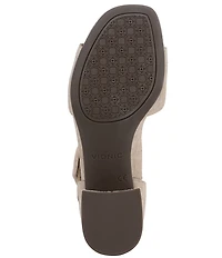 Vionic Chardonnay Croco Embossed Suede Dress Sandals