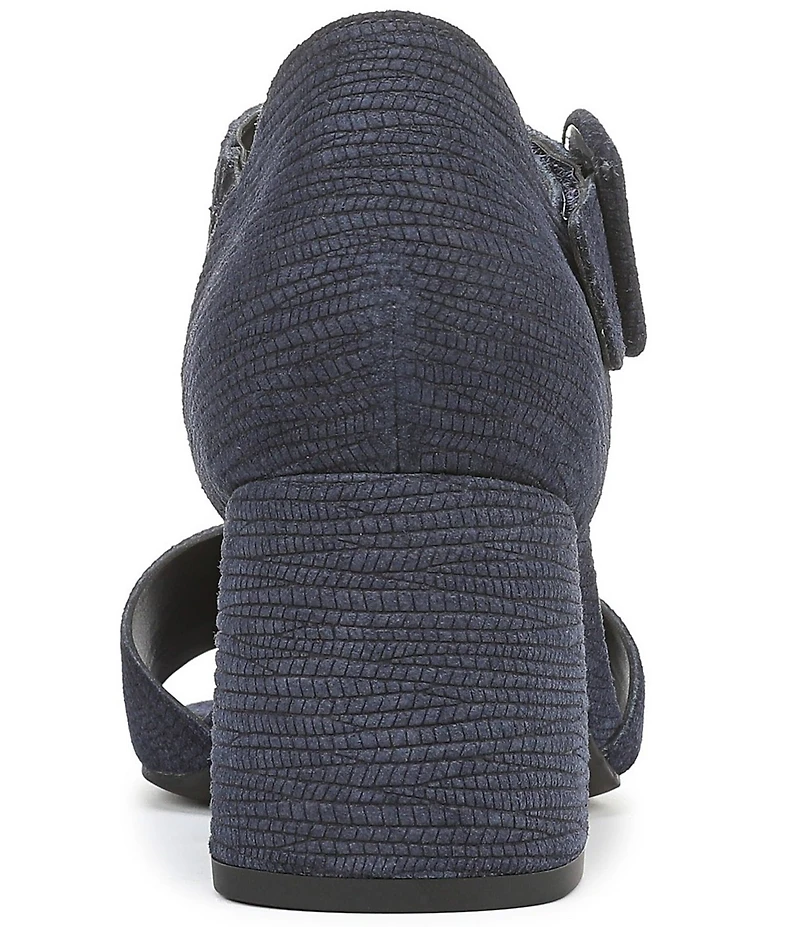 Vionic Chardonnay Embossed Suede Dress Sandals