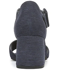 Vionic Chardonnay Embossed Suede Dress Sandals